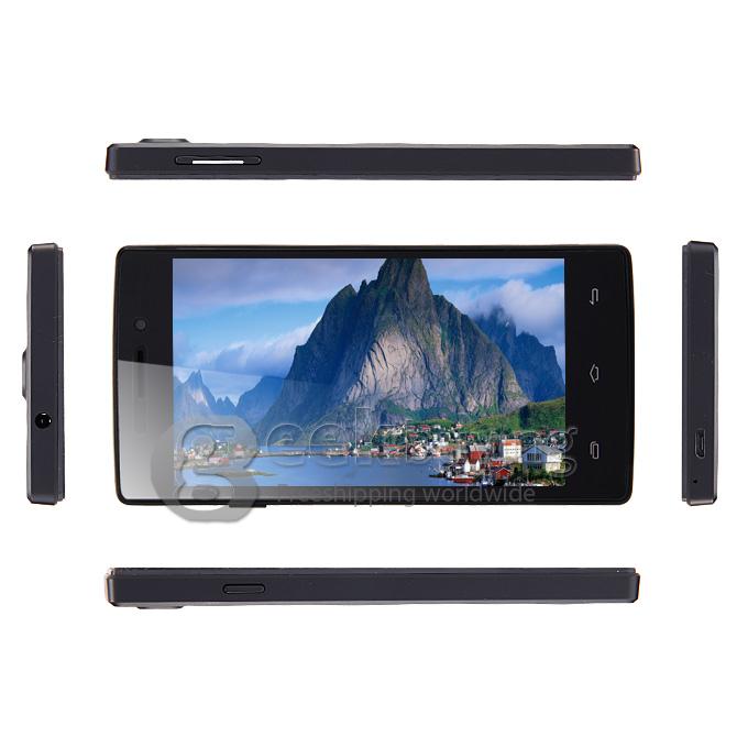 OUKITEL Original One 4.5 inch IPS MTK6582 Quad Core Android 4.4 Smartphone 512MB RAM 4GB ROM 5.0 MP GPS WIFI - Black