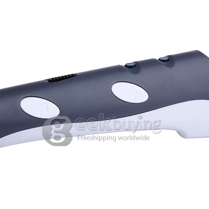 3D Stereoscopic Printing Pen Gen 1st 0.4mm Nozzle for 3D Drawing Doodling with ABS Filament Material - Grey