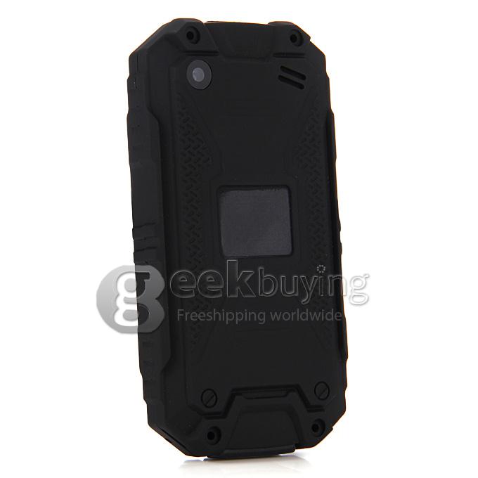 J5 IP54 waterproof Smartphone MTK6572W Dual Core 1.2Ghz 2.4 Inch Android4.2.2 OS 2.0MP 3G/WIFI - Black