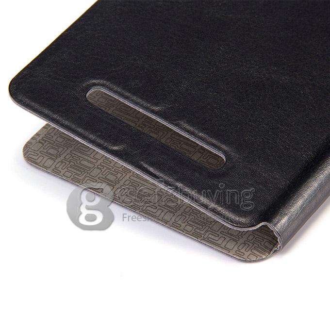 Protective PU Leather Hard Case Cover Shell for JIAYU S3 - Black