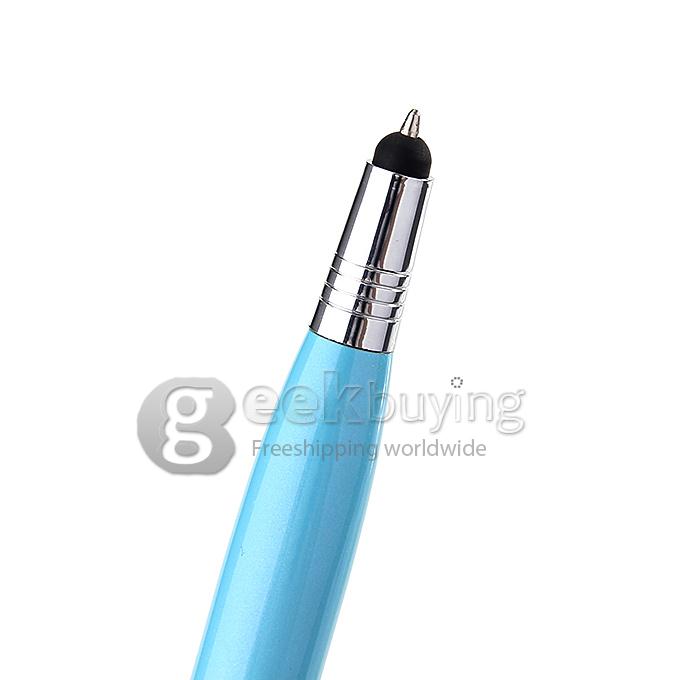 32GB USB 2.0 6 in 1 Multifunctional Capacitive Pen with Floodlight And Laser Light - Blue
