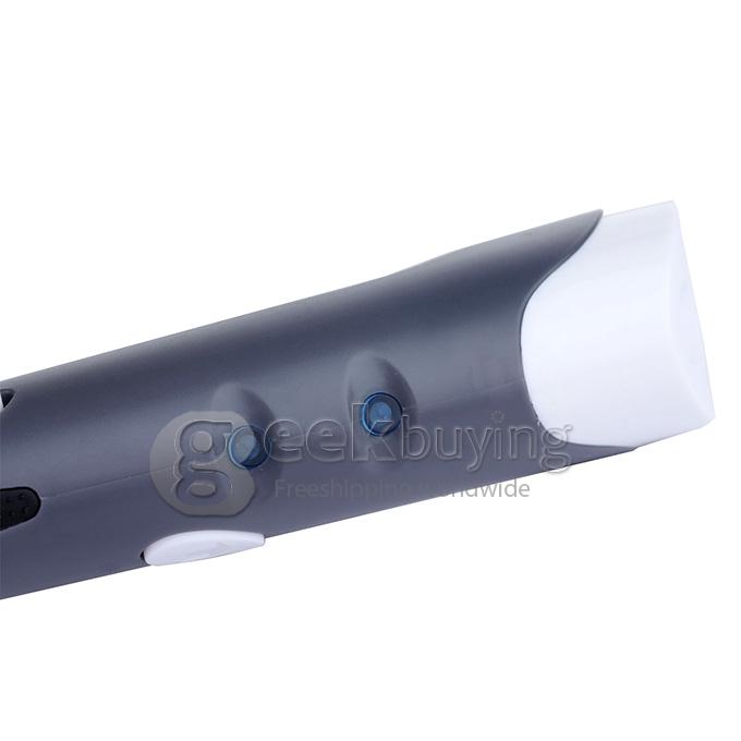 3D Stereoscopic Printing Pen Gen 1st 0.4mm Nozzle for 3D Drawing Doodling with ABS Filament Material - Grey