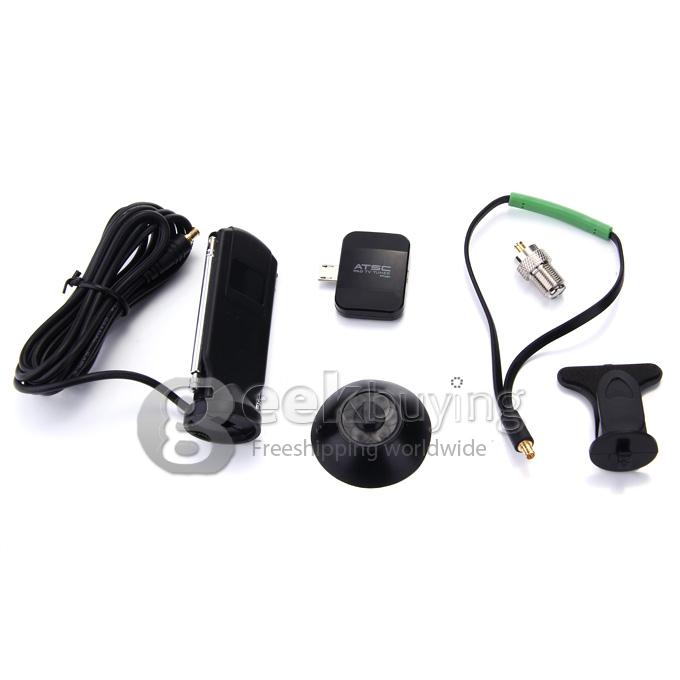 ATSC Receiver Geniatech PT681 Watch ATSC TV on Android Phone/Pad USB TV Tuner Pad TV Stick for USA/Korea/Mexico - Black