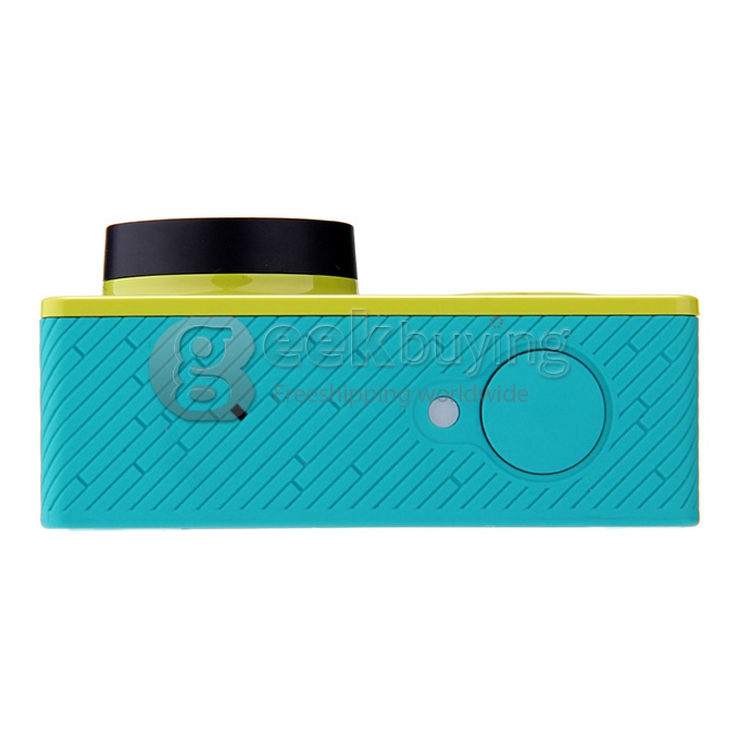Xiaomi Yi Xiaoyi Action Camera Bundle Deal with Kingma Waterproof Case+ Spare Battery + Dual Charger + Lens Cap + Tripod Adapter - Green (Basic)