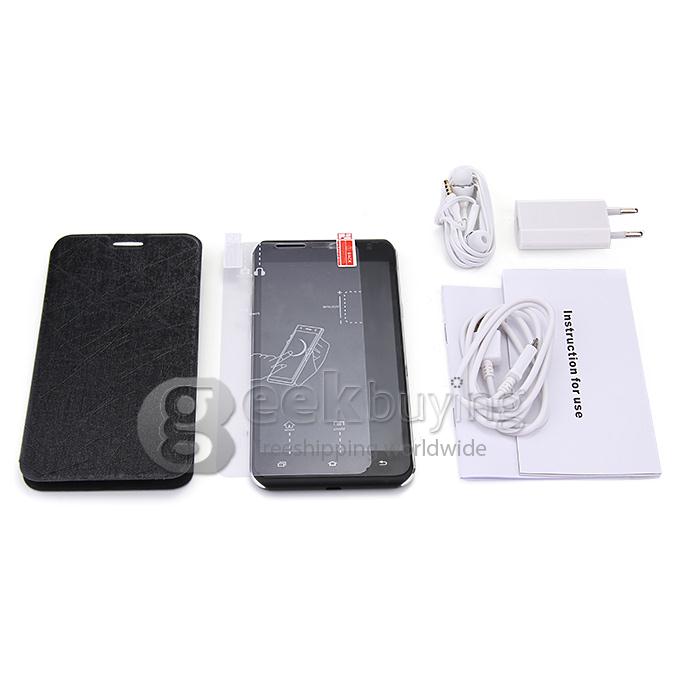 TIMMY E86 5.5inch IPS HD MTK6582 Quad Core 1.3GHz Android 4.4 Smartphone 1GB RAM 8GB ROM 3G GPS - Black
