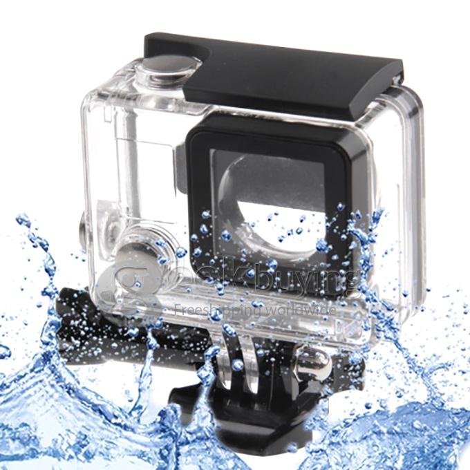 Dazzne DZ-307 Replacement Waterproof Housing Case for GoPro Hero 3+/4