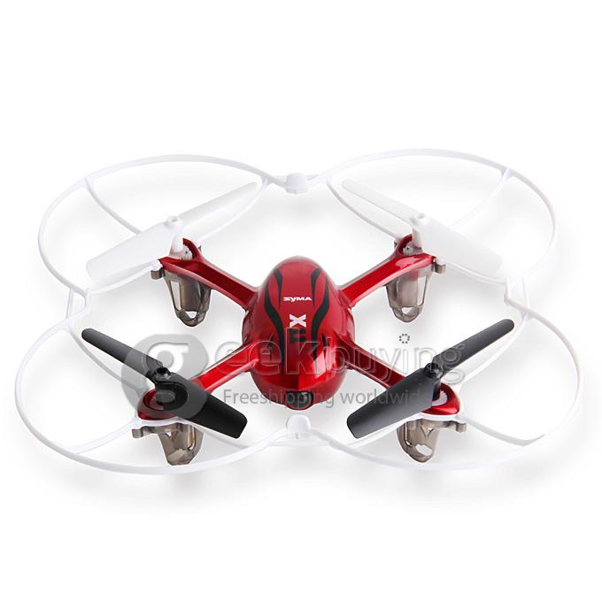 Syma X11 2.4G RC 4CH 6 Axis Gyro Quadcopter with 200mAh Battery 360 Degree Rotation - Red