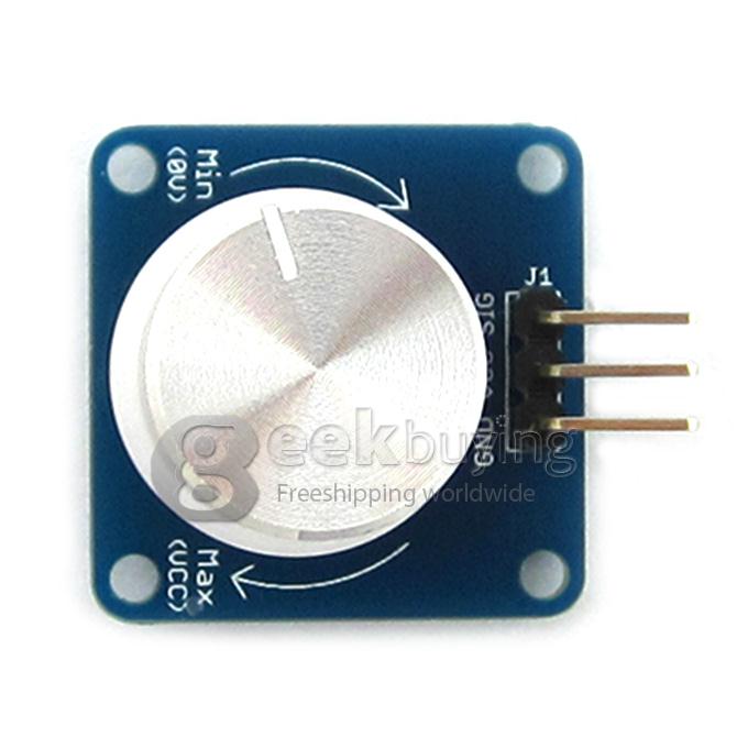 Arduino Volume Control Adjustable Potentiometer Knob Switch Rotary Angle Sensor Module Compatible with AVR / STM32