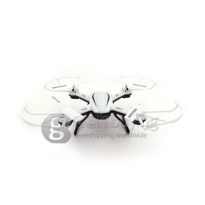 JJRC H12C Headless Mode 2.4GHz 4CH RC Quadcopter 6 Axis Gyroscope 360 Degree Stumbling RTF UFO without Camera - White