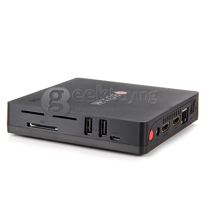 UBox i828 Android Mini PC Quad Core Amlogic S802 2G RAM 8G ROM HDMI IN 2.4G/5G MIMO WIFI Bluetooth Miracast Black