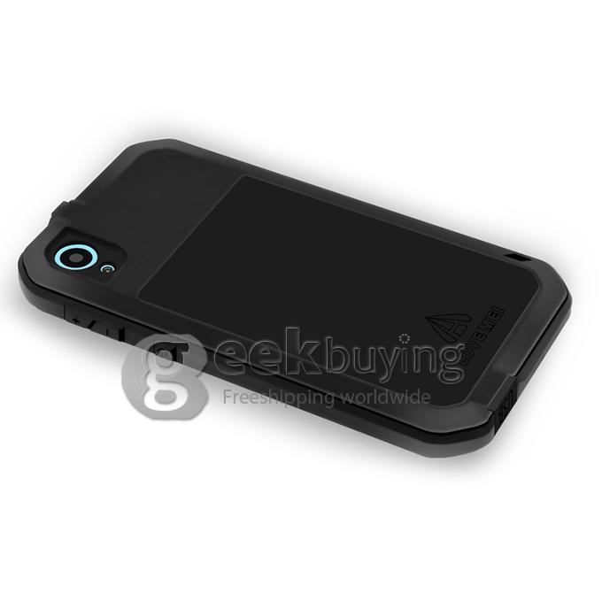LOVE MEI Powerful Dirt/Shockproof Protective Case With Corning Gorilla Glass for HTC Desire 820 - Black