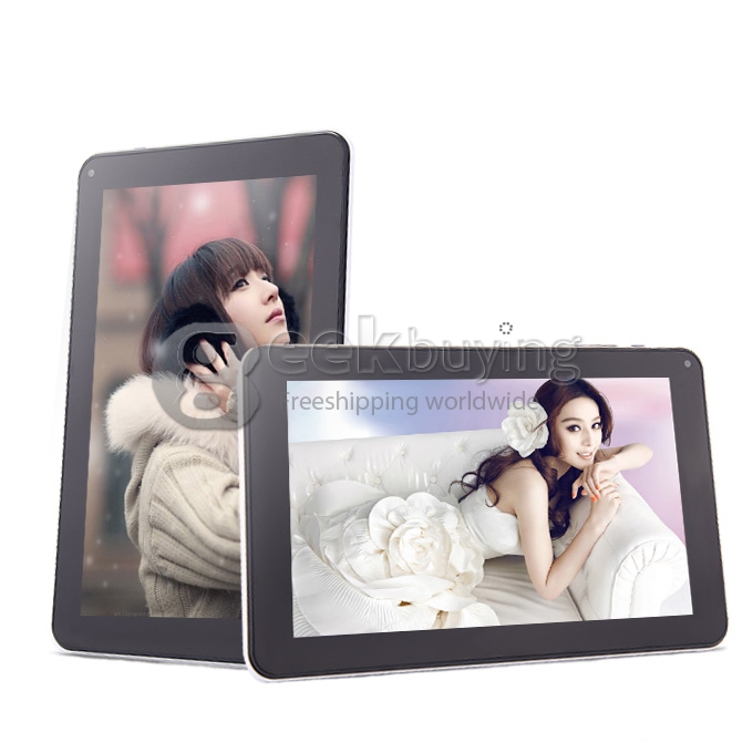 V90 9 inch Allwinner A33 Quad Core 1.5GHz 512MB/8G ROM Dual Cameras Wifi BT OTG Tablet PC - White