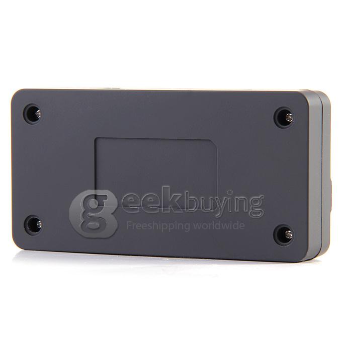 4 Ports USB 3.0 HUB with Switch Button - Black