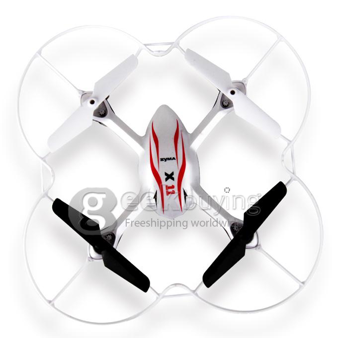 Syma X11 2.4G RC 4CH 6 Axis Gyro Quadcopter with 200mAh Battery 360 Degree Rotation - White