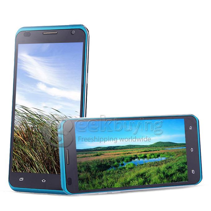 TIMMY E86 5.5inch IPS HD MTK6582 Quad Core 1.3GHz Android 4.4 Smartphone RAM 8GB ROM 3G GPS - Blue