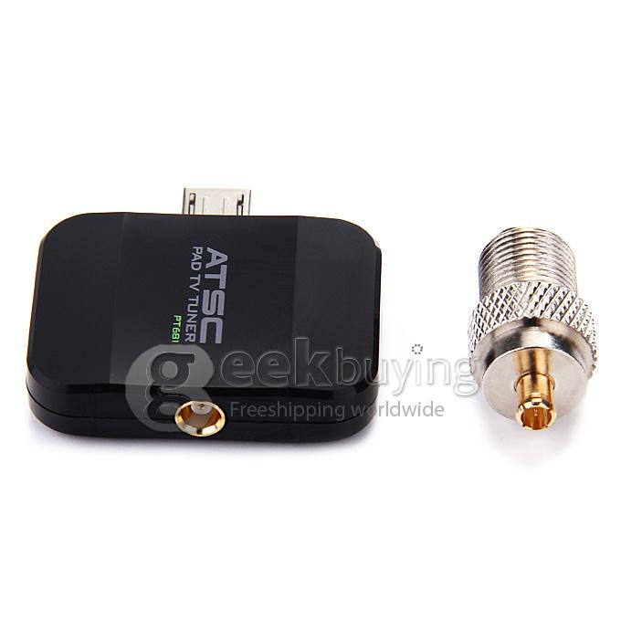 ATSC Receiver Geniatech PT681 Watch ATSC TV on Android Phone/Pad USB TV Tuner Pad TV Stick for USA/Korea/Mexico - Black
