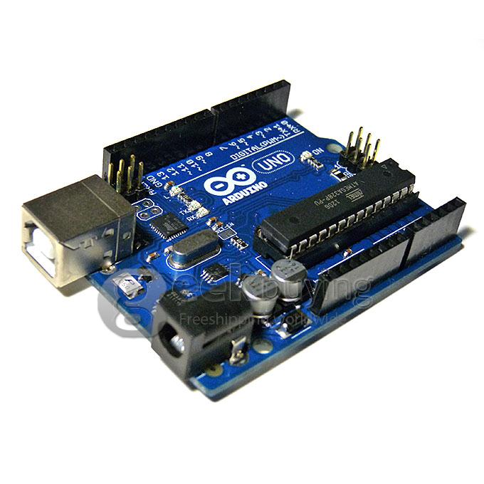 UNO R3 Development Board Microcontroller MEGA328P ATMEGA16U2 Compat for Arduino - Blue + Black