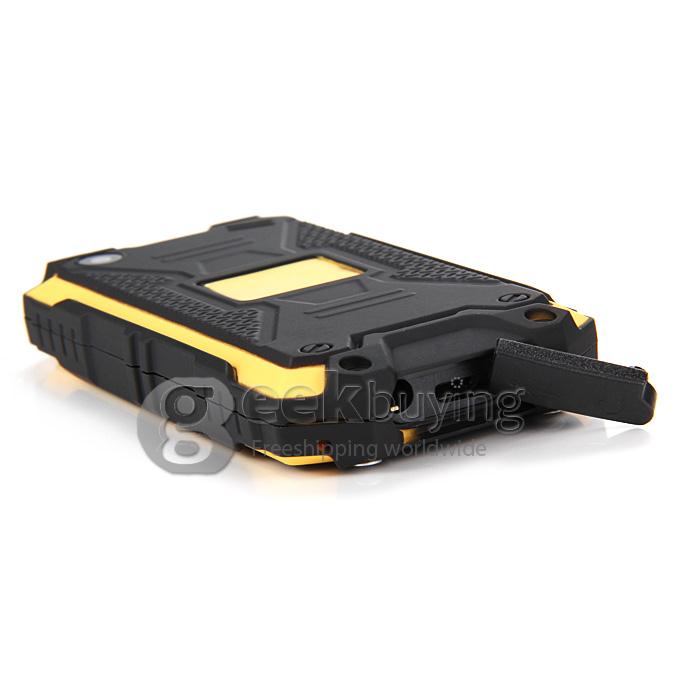 J5 IP54 waterproof Smartphone MTK6572W Dual Core 1.2Ghz 2.4 Inch Android4.2.2 OS 2.0MP 3G/WIFI - Yellow