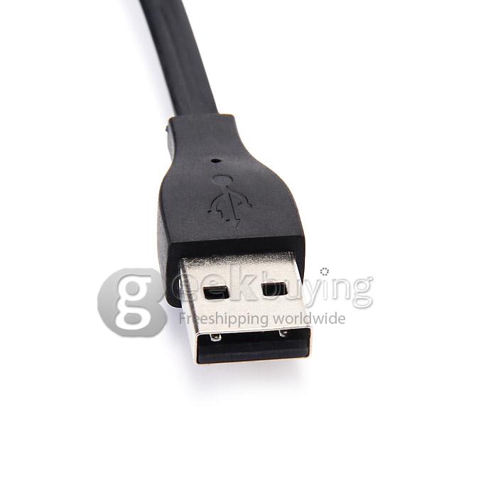 USB Data Replacement Charger Charging Cable for Fitbit Force / Fitbit Flex 2nd Gen Charge - Black