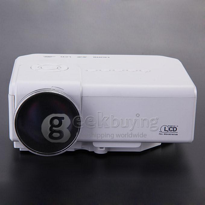 LED-M1 LCD TFT Multilanguage Projector 150Lm 480*320 16.7M With HDMI SD CARD USB VGA - White