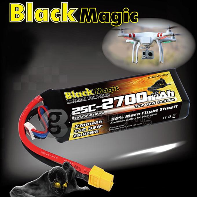 BlackMagic 2700mAh 11.1V Battery for DJI PHANTOM CX-20 Quanum Nova