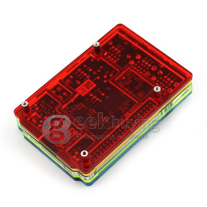 Raspberry Pi 2 Model B Multi Color Rainbow Case