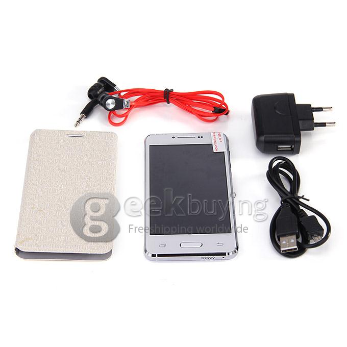H-mobile G850 MTK6572 Dual Core 1.0GHz 4.7 Inch Smartphone 2.0MP Android 4.2 OS Bluetooth WIFI - White