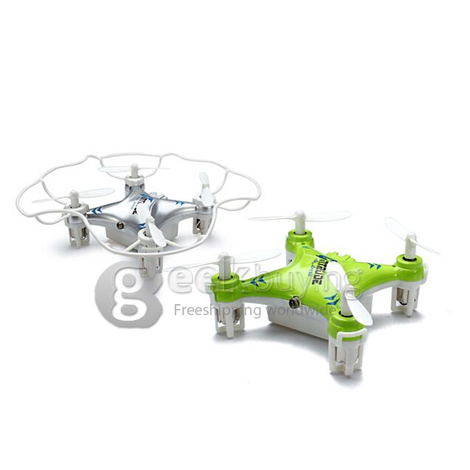 JJRC H7 2.4G 6-Axis Mini RC Quadcopter with LED Lights Protective Cover - Green