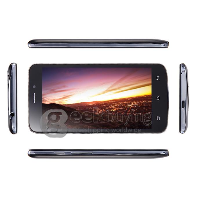 GOWIN A70 5.0 Inch QHD Pixels MTK6572 Dual Core 1.3GHz Smartphone Android 4.4 OS 8.0MP 3G GPS - Black