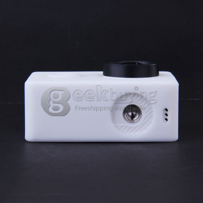 Silicone Protective Dirt-proof Soft Rubber Case Cover Skin for Yi Xiaoyi Action Sport Camera - White