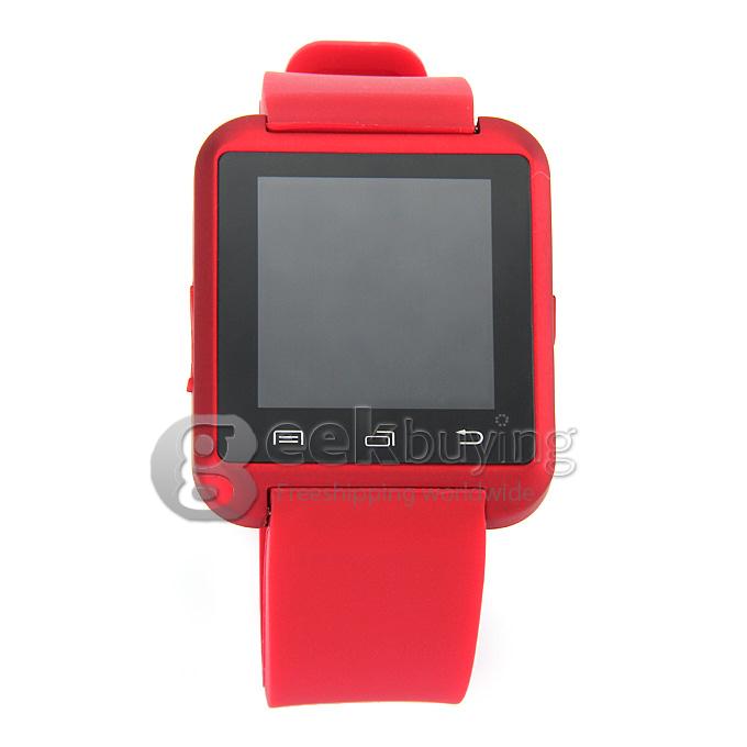 Smart U8 MTK Wrist Watch BT3.0 U 2.4GHz Watch 230mAh For iPhone/Samsung S4/Note 2/3 Android Smartphones - Red
