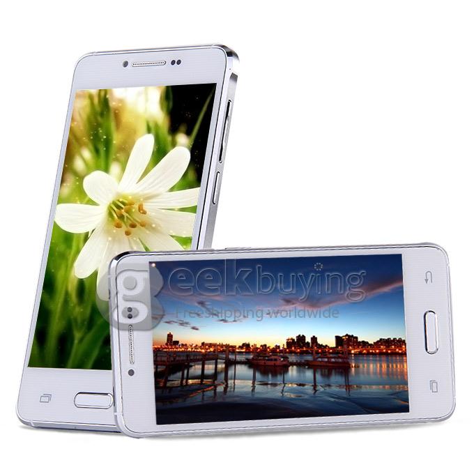 H-mobile G850 MTK6572 Dual Core 1.0GHz 4.7 Inch Smartphone 2.0MP Android 4.2 OS Bluetooth WIFI - White