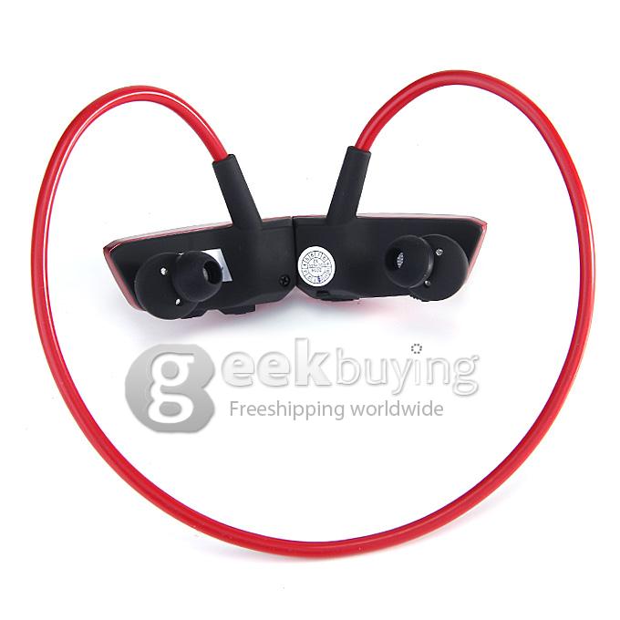ZONOKI B97 Outdoor Neckband BT2.1+EDR 1Mbps Wireless Headphone Stereo Audio Headset With Magnetic - Red