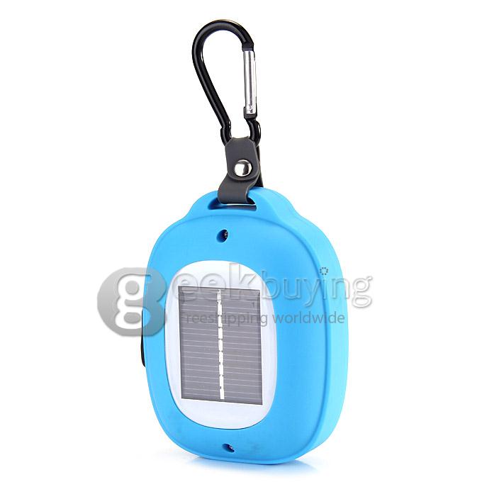 New 2693 Wireless Microphone Portable Phone Solar Bluetooth 2.1+EDR 2.4GHZ Speaker Support TF Card Handsfree - Blue