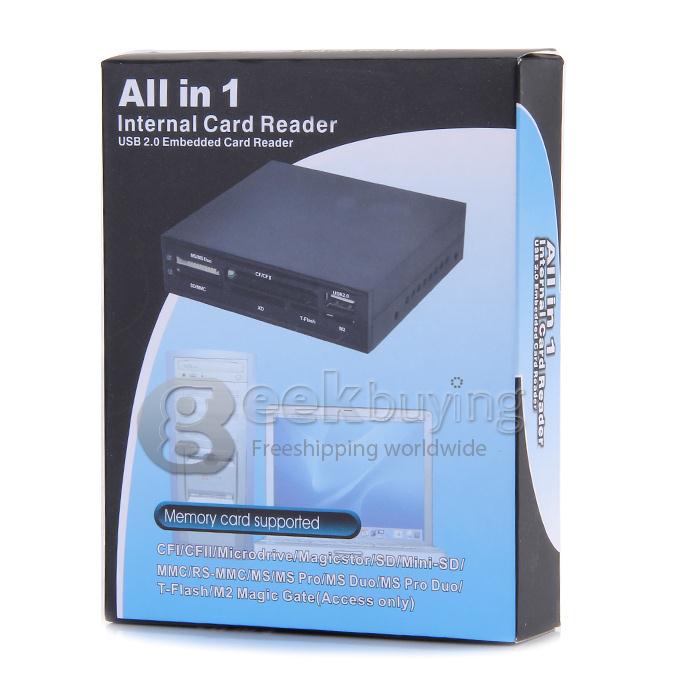 Multifunctional All-In-1 Internal Card Reader USB 2.0 Embedded Card Reader 3.5