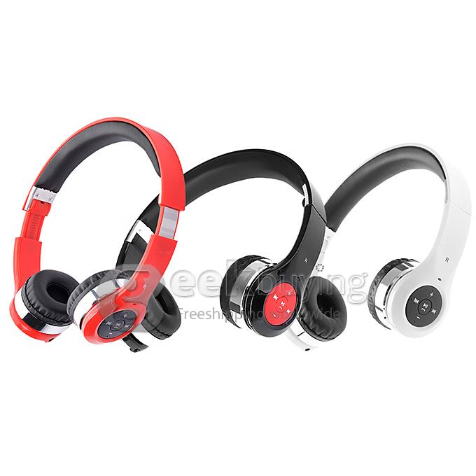 Stretchable Foldable Wireless Bluetooth V3.0 Headset Headphone With Mic For iPhone6 iPhone 6Plus S6 S6 Edge iPhone 6s - White