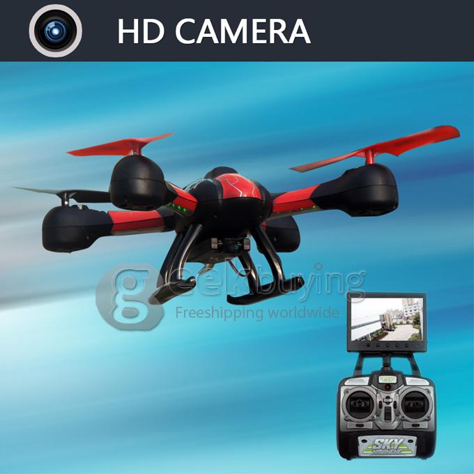 SKY HAWKEYE 1315S 5.8G FPV Real Time Transmission 2.4G 4CH 6 Axis RC Quadcopter with 0.3MP Camera Headless Mode -Red