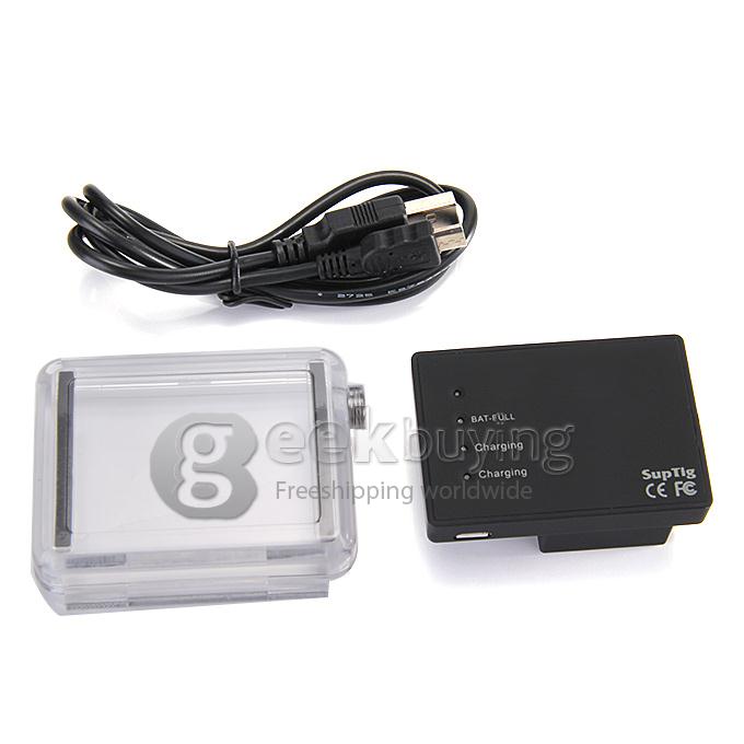 GoPro Accessories Extended Battery + BackDoor + Cable with LED for HERO3 /3+