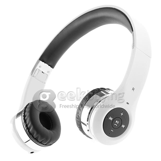 Stretchable Foldable Wireless Bluetooth V3.0 Headset Headphone With Mic For iPhone6 iPhone 6Plus S6 S6 Edge iPhone 6s - White