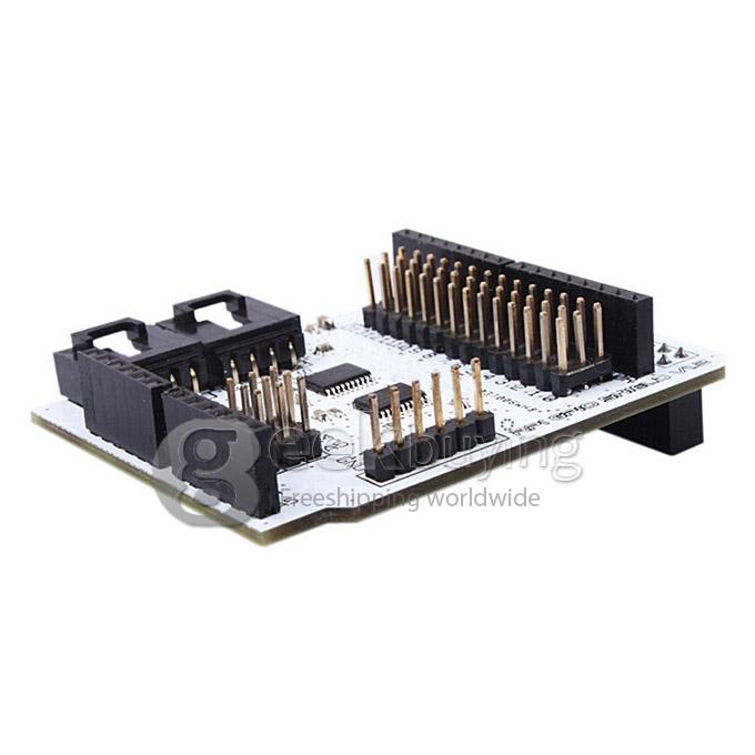 RPI GPIO Shield For Raspberry Pi Arduino - White