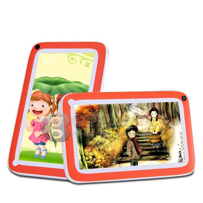 R70FC 7 Inch Android 4.4 Children Tablet PC Rockchip RK2926 Cortex-A9 1.0GHz 512MB/4GB Dual Cameras BT OTG - Orange