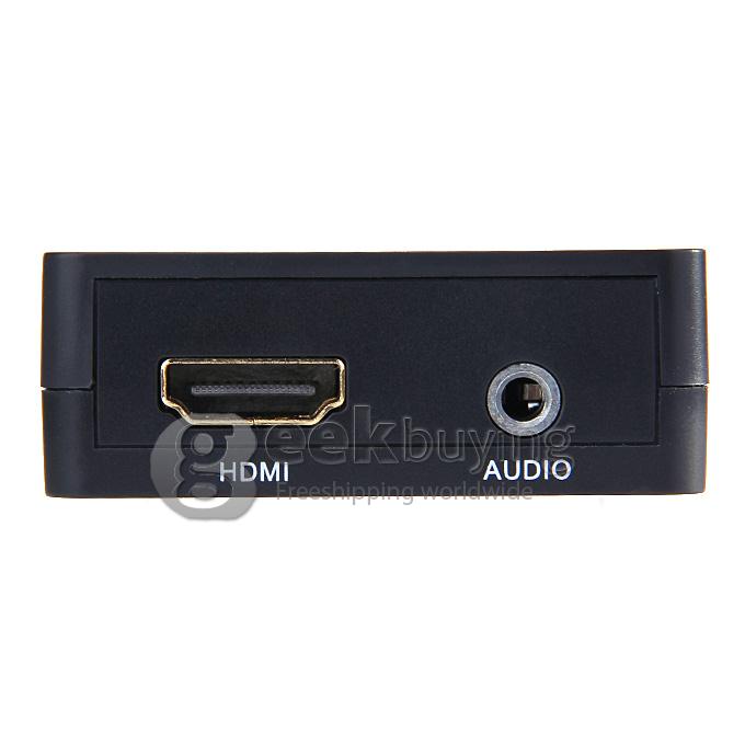 HDMI 1.4 to HDMI + Audio Repeater W/ 4k, DTS / AC3 DTS-HD - Black