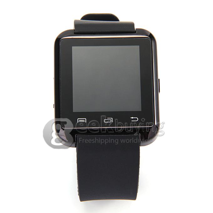Smart U8 MTK Wrist Watch BT3.0 U 2.4GHz Watch 230mAh For iPhone/Samsung S4/Note 2/3 Android Smartphones - Black