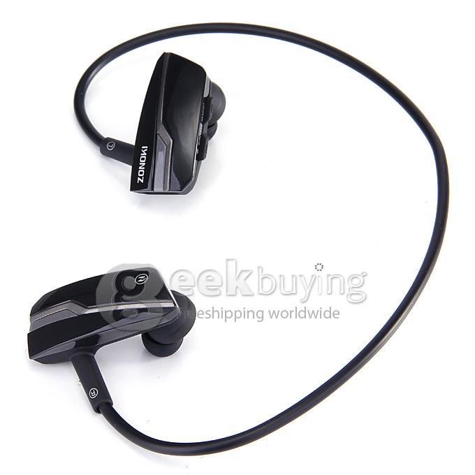 ZONOKI B97 Outdoor Neckband BT2.1+EDR 1Mbps Wireless Headphone Stereo Audio Headset With Magnetic - Black