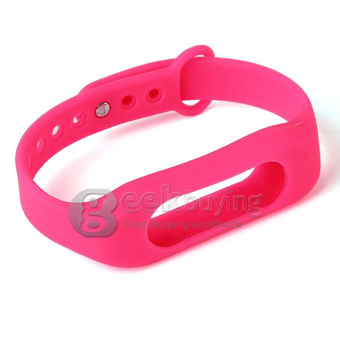 WR-06 Wearable Wristband Bracelet 4GB 70H Digital Voice Recorder Wrist Band WAV Recording Format - Pink