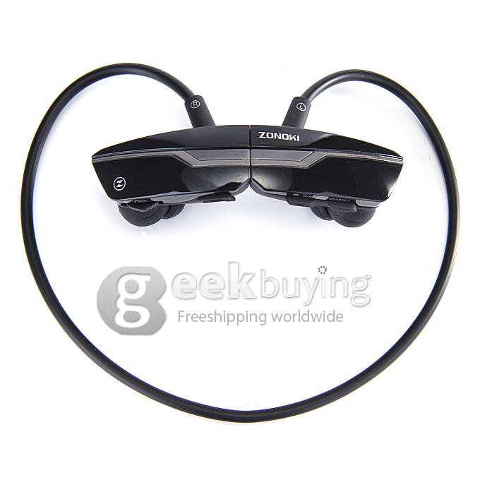 ZONOKI B97 Outdoor Neckband BT2.1+EDR 1Mbps Wireless Headphone Stereo Audio Headset With Magnetic - Black