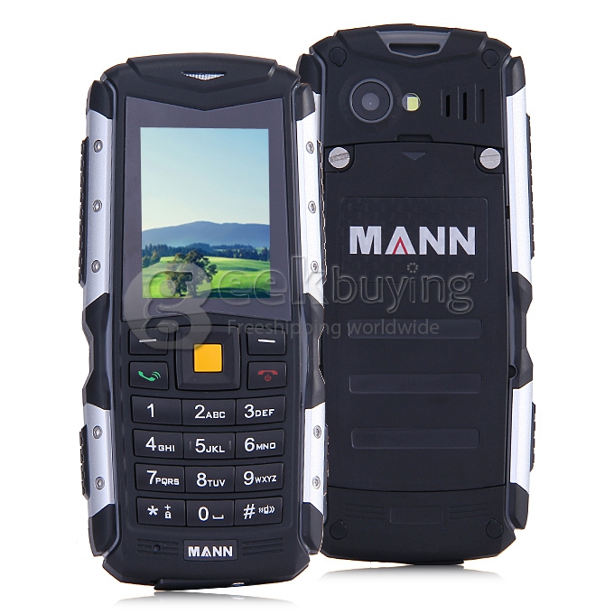 MANN ZUG S IP67 Waterproof Rugged Phone Dustproof Shockproof Dual SIM Cards GSM Cell Phone - Gray