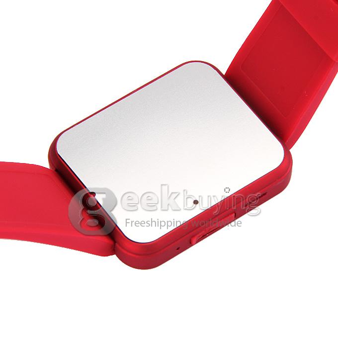Smart U8 MTK Wrist Watch BT3.0 U 2.4GHz Watch 230mAh For iPhone/Samsung S4/Note 2/3 Android Smartphones - Red
