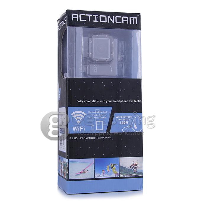DV-A7 Ambarella A7 WiFi IP68 Waterproof 1080P 60fps FHD 2.0 Inch LCD Car DVR Action Camera Sport DV - Black