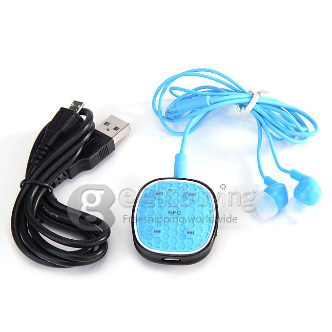 ZONOKI B92 Sports Stereo Wireless NFC BT4.0 Headset Sweat Proof Earphone Headphone For iPhone6/5/4 GalaxyS4/S3 - Blue
